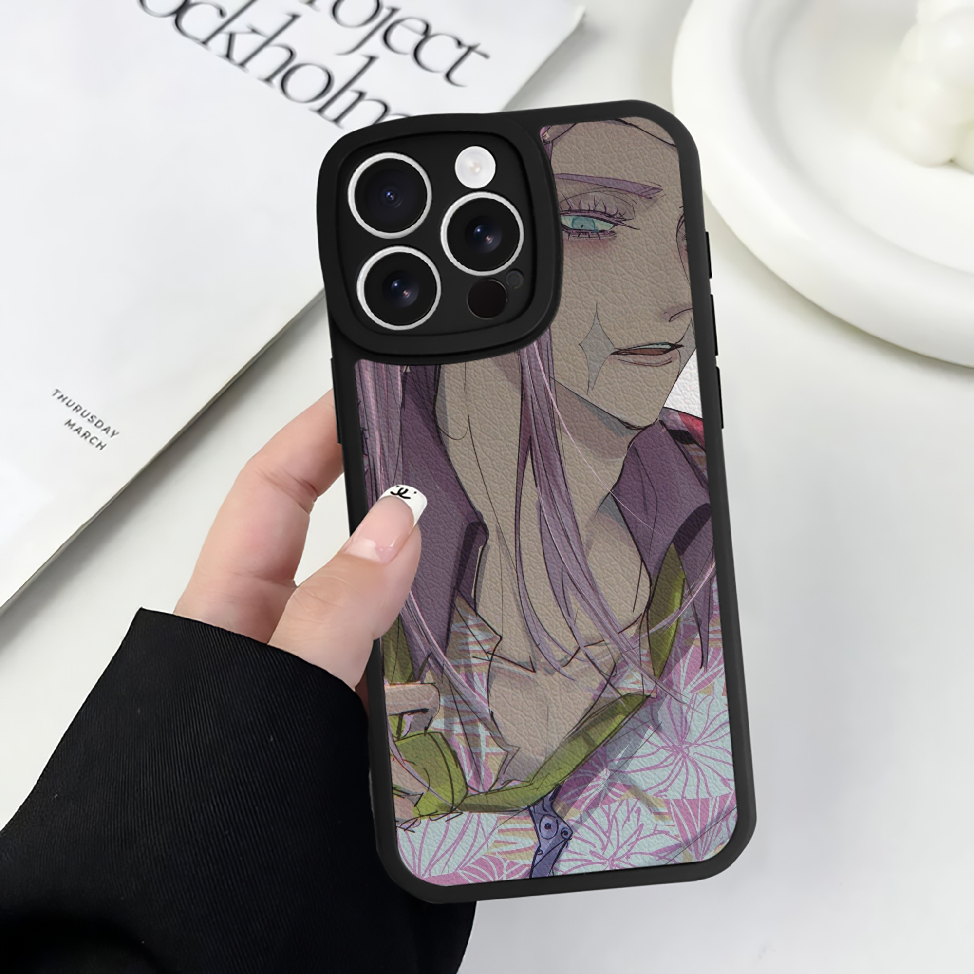 （画像用） 東京リベンジャーズ Tokyo Revengers 【iPhone 16シリーズ対応】シリコンスマホケース（レザー調） 材質：シリコン